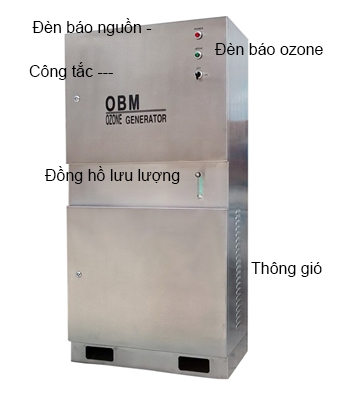 Máy ozone công nghiệp OBM 80g/h